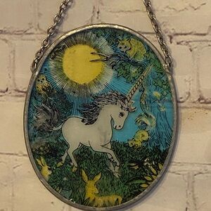 Vintage Unicorn Sunlight Wall Hanging